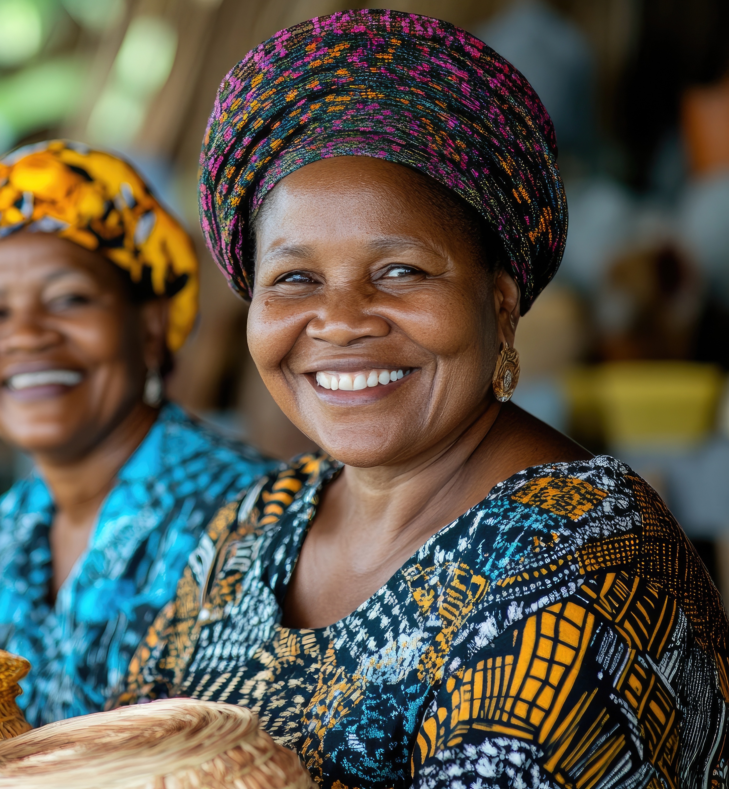 Femme souriante